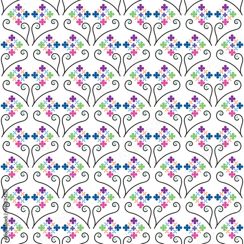 Nice seamless pattern design Vector.