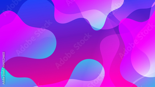 Fluid gradient background vector. Cute and minimal style posters with purple blue, vibrant organic shapes and liquid color. Modern wallpaper design for social media, idol poster, banner, flyer.