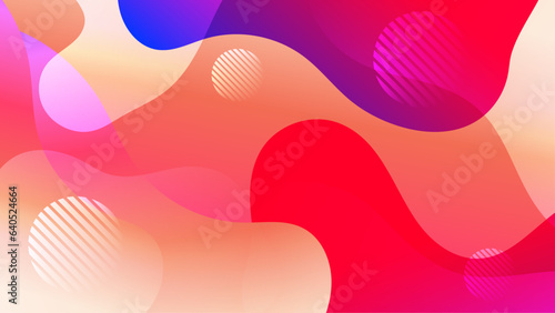 Fluid gradient background vector. Cute and minimal style posters with colorful, vibrant organic shapes and liquid color. Modern wallpaper design for social media, idol poster, banner, flyer.
