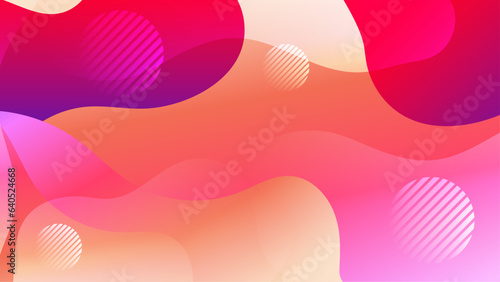 Fluid gradient background vector. Cute and minimal style posters with colorful, vibrant organic shapes and liquid color. Modern wallpaper design for social media, idol poster, banner, flyer.