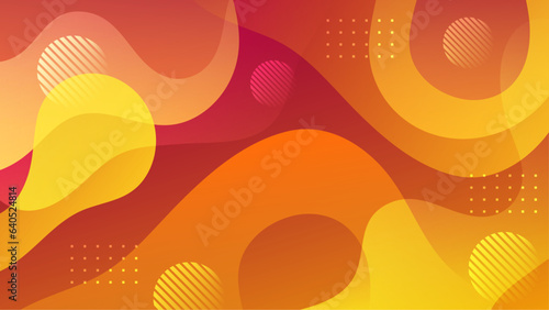 Fluid gradient background vector. Cute and minimal style posters with orange yellow, vibrant organic shapes and liquid color. Modern wallpaper design for social media, idol poster, banner, flyer.