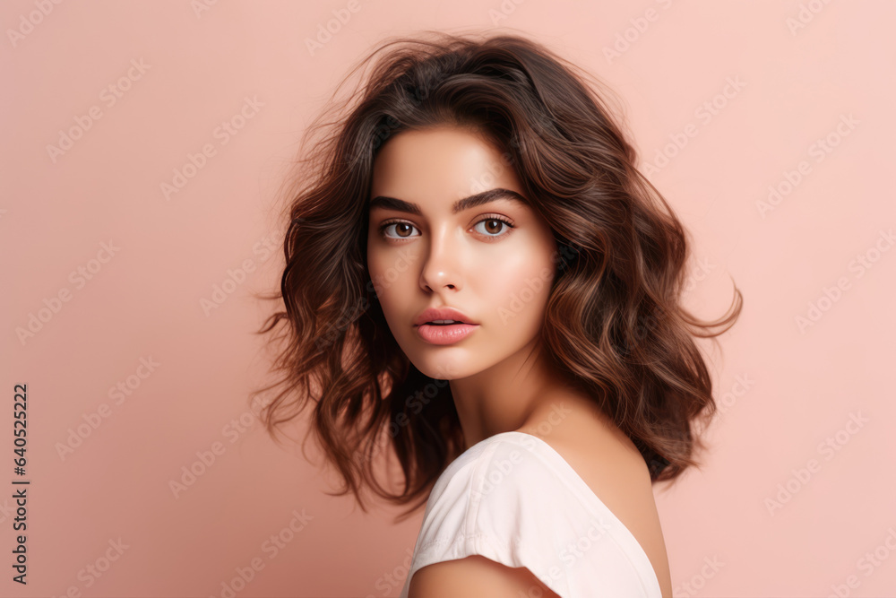 A Beautiful Woman With Long Hair Posing For A Picture A Beautiful Woman With Long Hair Posing For A Picture
