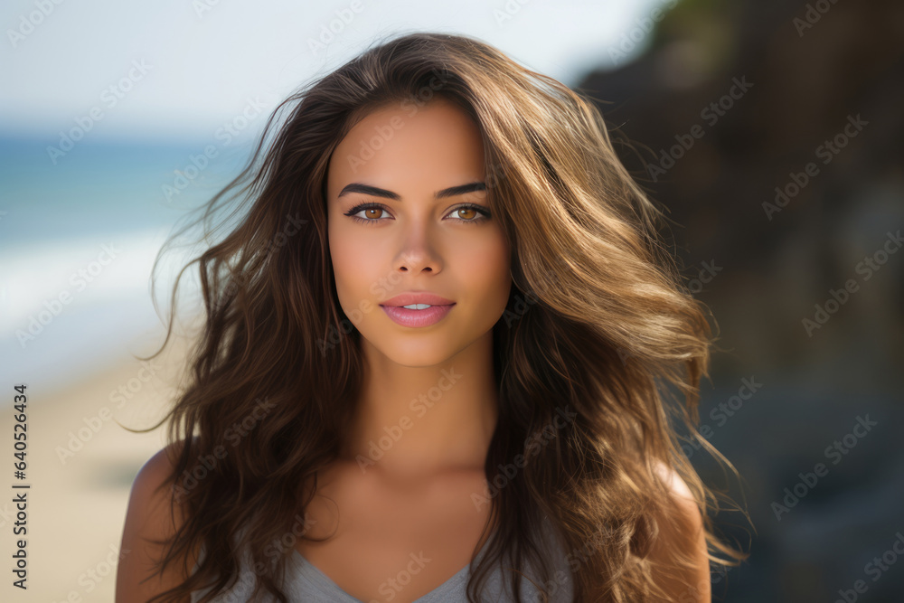 Confident Young Woman Model Oceanside . Сoncept Fashionforward Beachwear, How To Be Confident In Any Situation, Traveling As A Selfassured Woman, Embracing A Fearless Lifestyle Confident Young Woman Model Oceanside . Сoncept Fashionforward Beachwear, How To Be Confident In Any Situation, Traveling As A Selfassured Woman, Embracing A Fearless Lifestyle