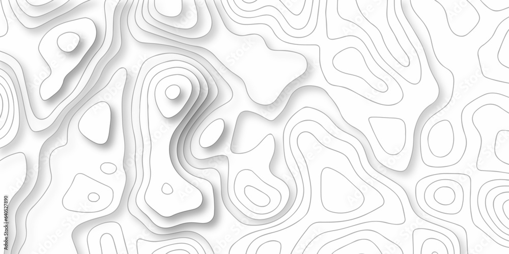 Abstract pattern with lines Topographic map. Geographic mountain relief. Abstract lines background. Contour maps. Vector illustration, Topo contour map on white background, Topographic contour lines.