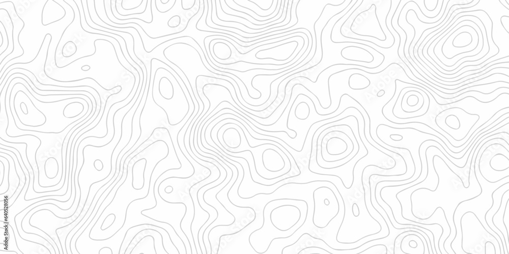 Abstract pattern with lines Topographic map. Geographic mountain relief. Abstract lines background. Contour maps. Vector illustration, Topo contour map on white background, Topographic contour lines.