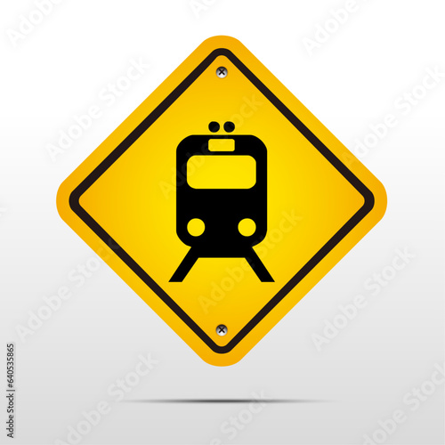 Train sign ,icon symbol vector.