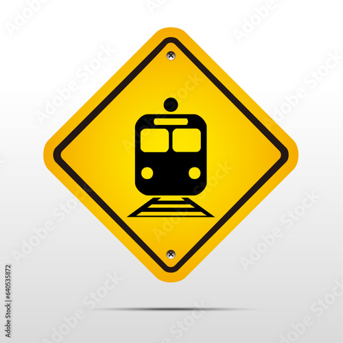 Train sign ,icon symbol vector.