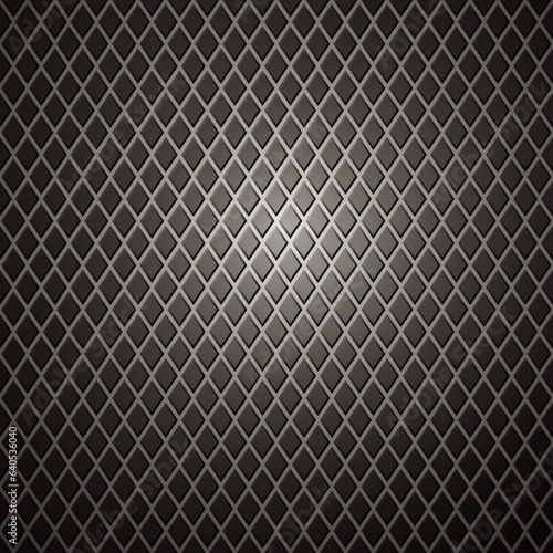 Metal grid background,black and white seamless pattern.