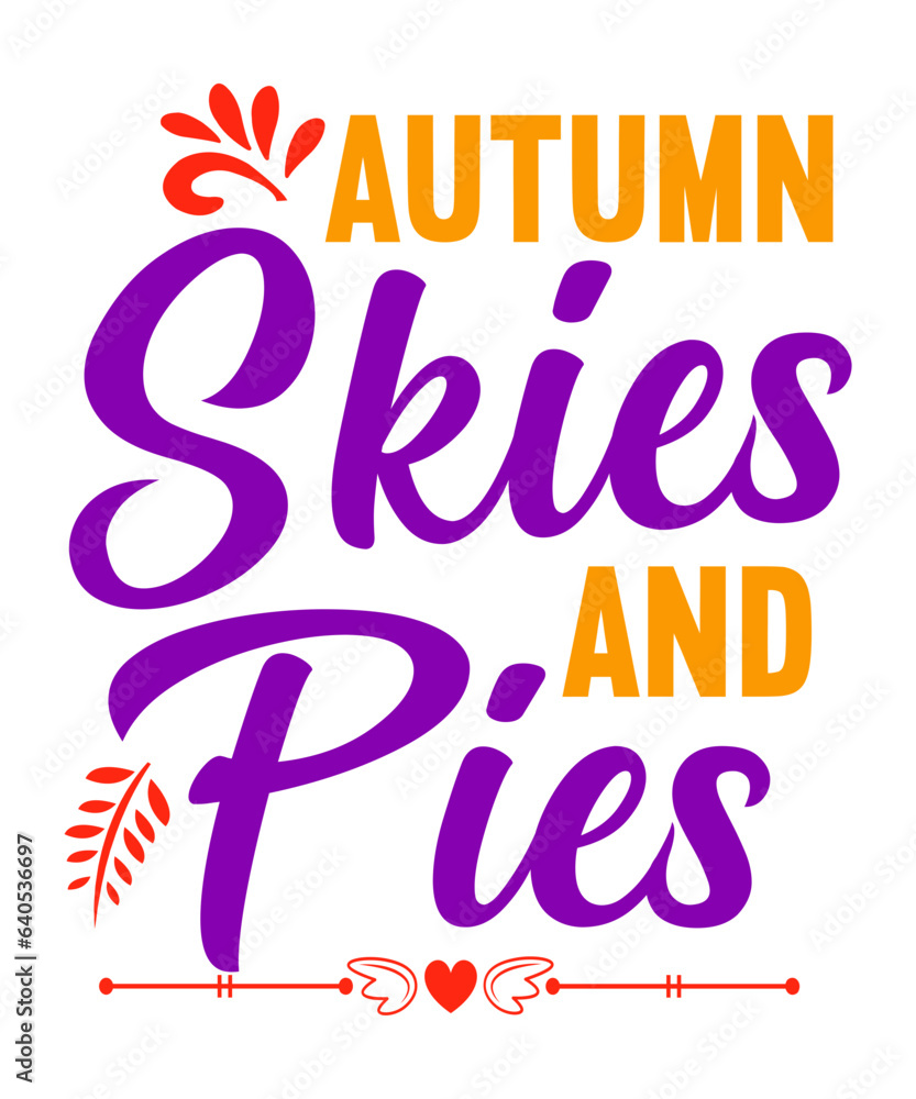 Fototapeta premium Happy fall svg t-shirt Design