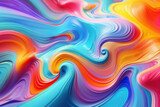 Abstract wallpaper, liquid lines bright colors, smooth colorful abstract background.