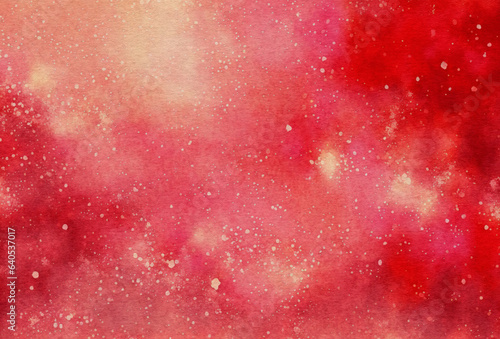 abstract red watercolor painted background