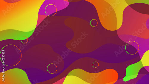 colorful Wave Fluid with sparkling design background