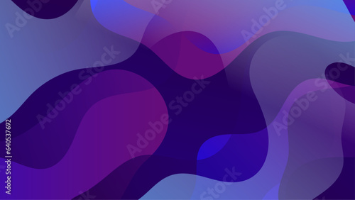 Fluid gradient background vector. Cute and minimal style posters with blue purple, vibrant organic shapes and liquid color. Modern wallpaper design for social media, idol poster, banner, flyer.