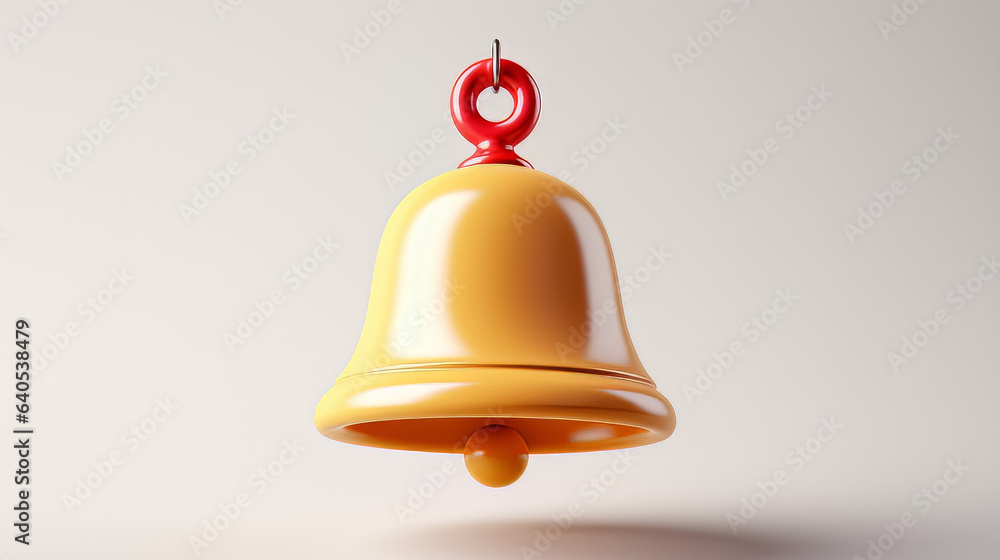golden bell isolated on white background golden bell isolated on white background