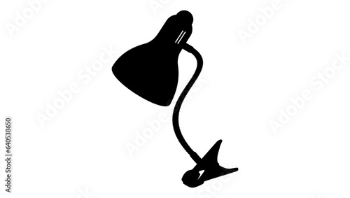 Clip Lamp silhouette photo