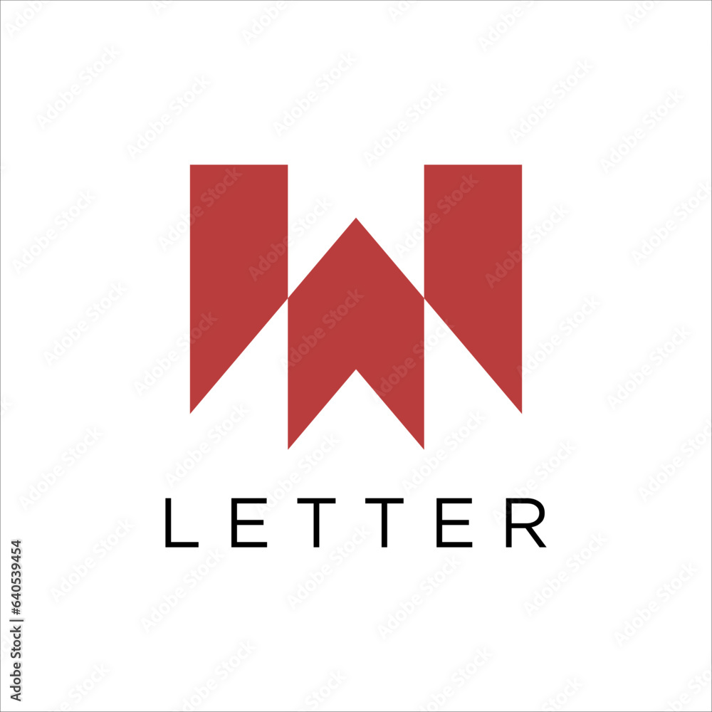 W WI Letter Logo Design Template Element W WI Letter Logo Design Template Element