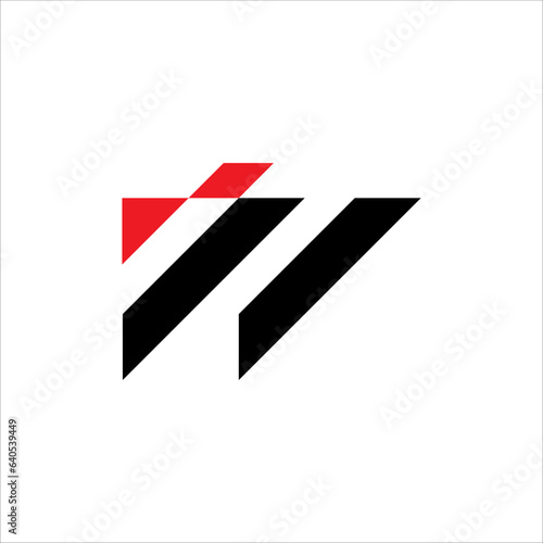 W WI Letter Logo Design Template Element