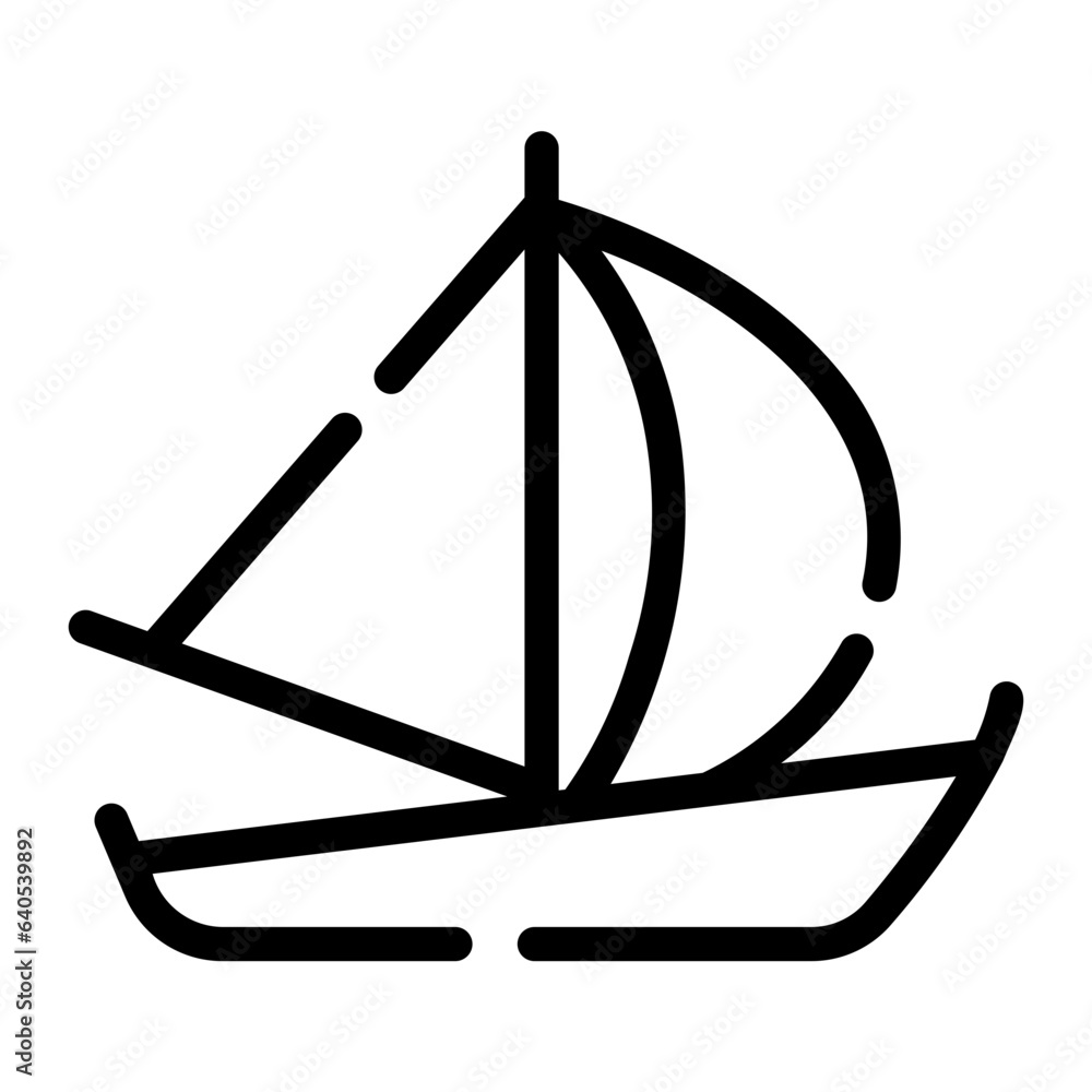 ship Line Icon ship Line Icon