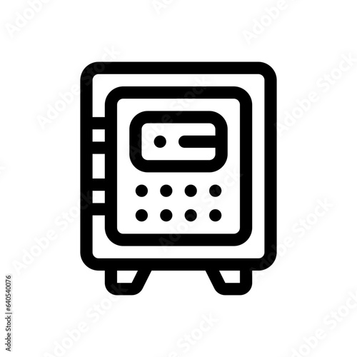 safebox line icon