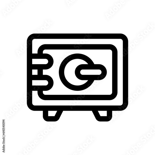 strongbox line icon