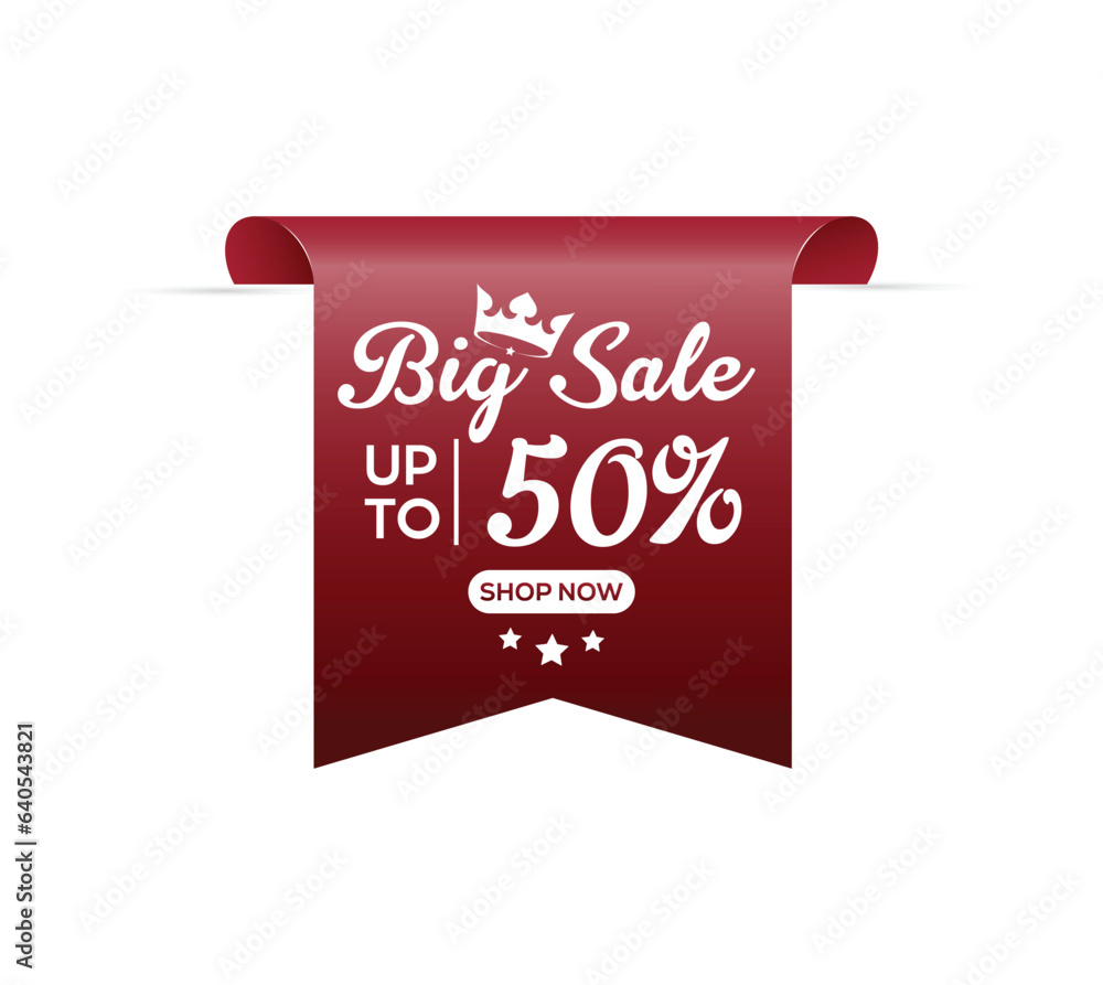 Big sale label sticker