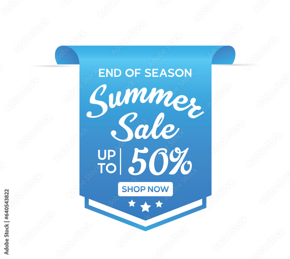 End of summer Summer Sale label sticker End of summer Summer Sale label sticker