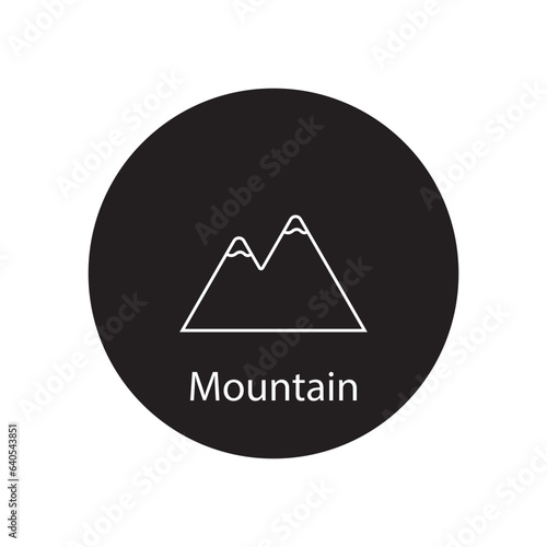 Free Download mountain icon vector - GFXLoad