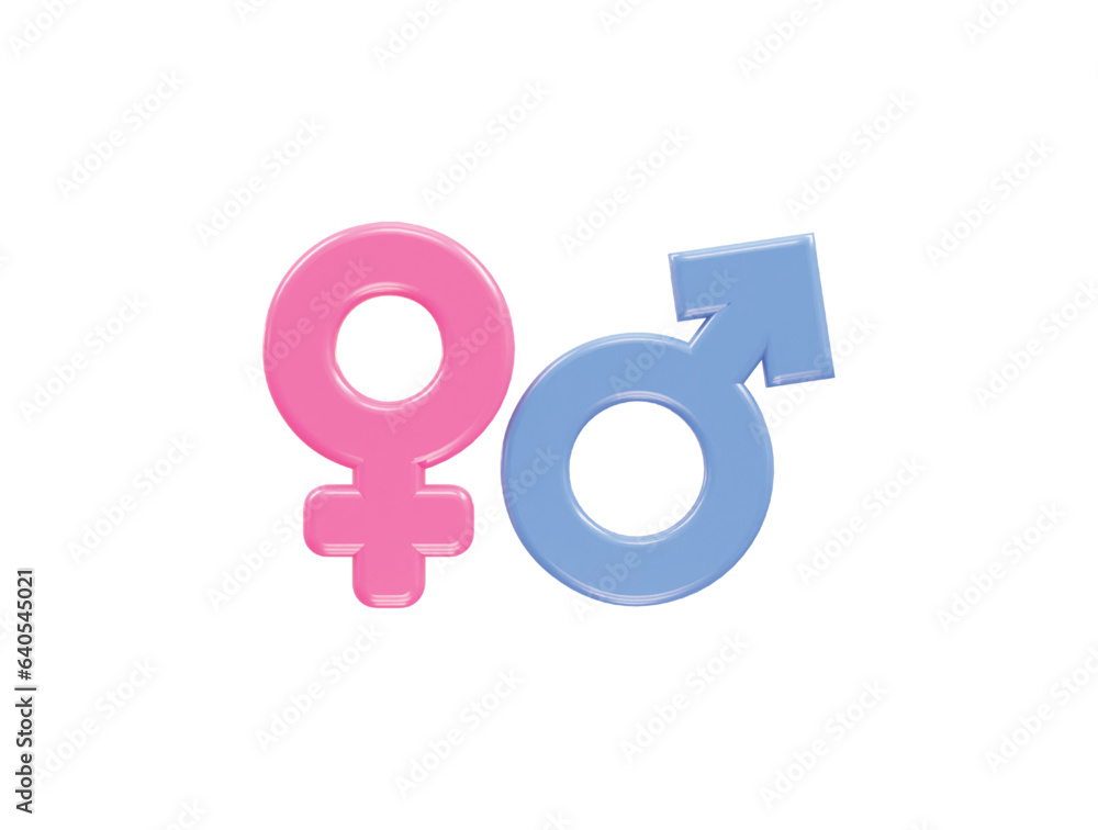Female icon 3d rendering element vector Female icon 3d rendering element vector