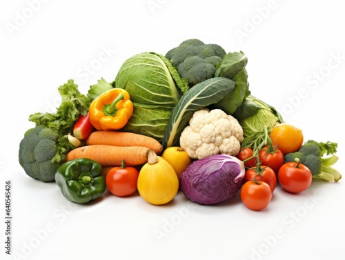 vegetables isolated on white © T-man stockphoto