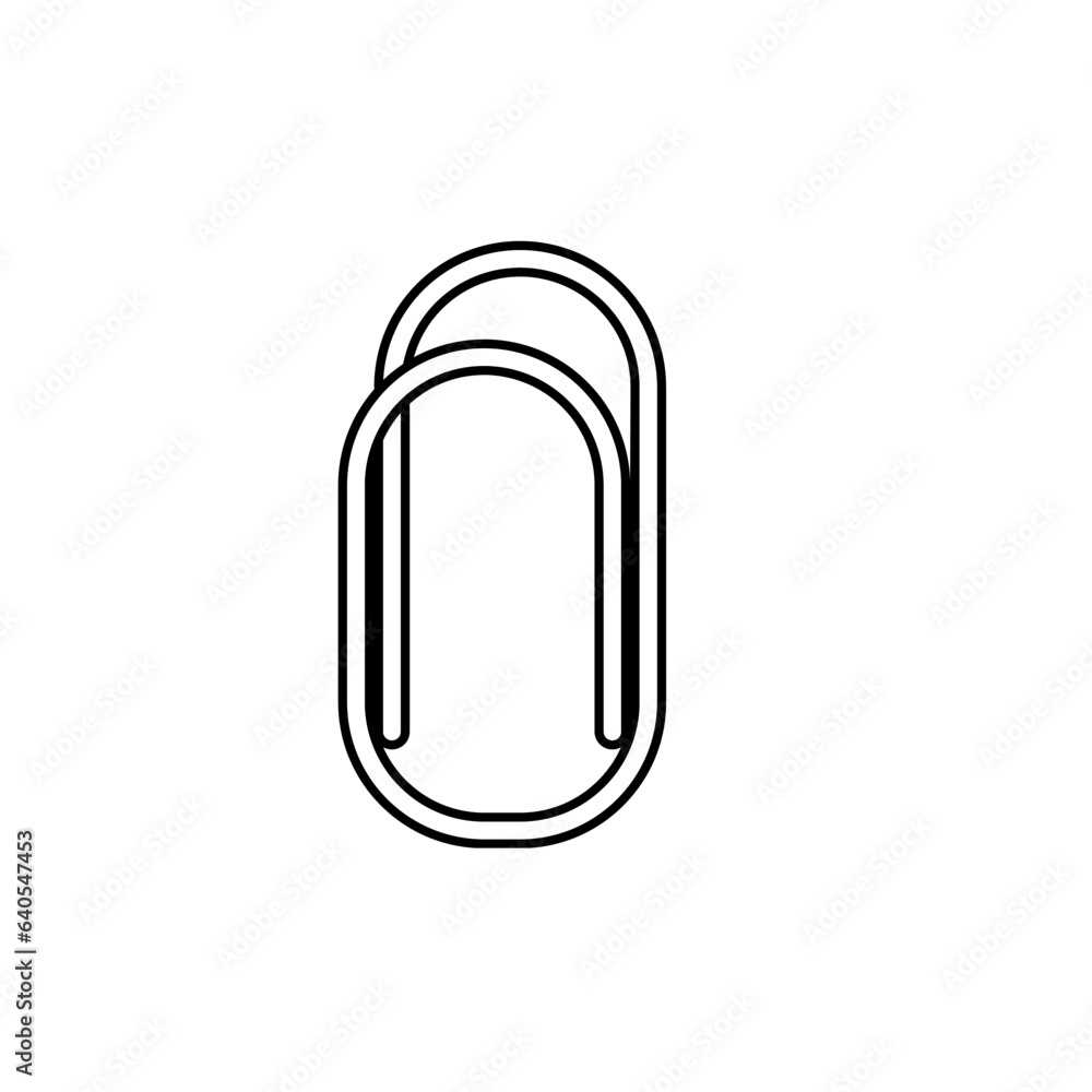 Attach Icon. Universal Interface Element, Paper Clip Sign and Symbol - Vector. Attach Icon. Universal Interface Element, Paper Clip Sign and Symbol - Vector.