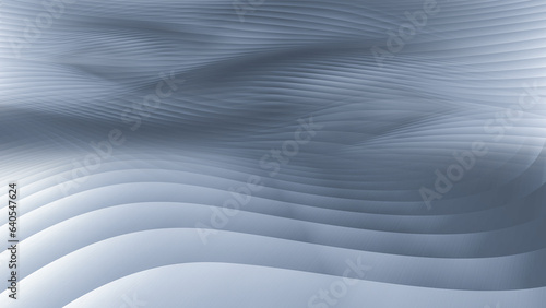 Fototapeta Naklejka Na Ścianę i Meble -  Silver gray wavy lines texture texture background