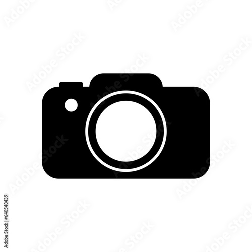 camera icon on white