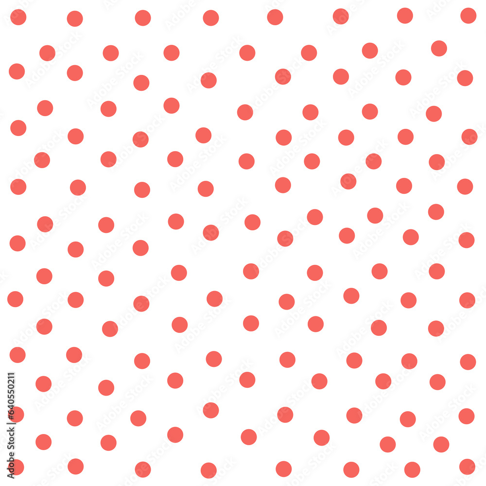 pastel red template dot