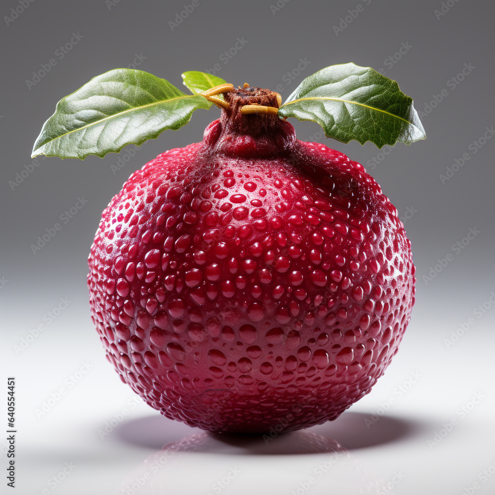 Fresh mangosteen fruit on a white background Fresh mangosteen fruit on a white background