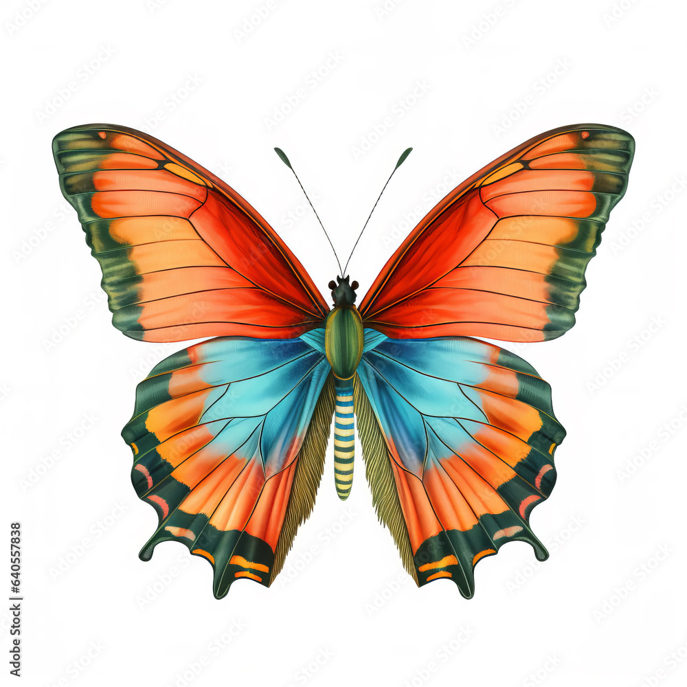 Colourful Single Butterfly Colourful Single Butterfly
