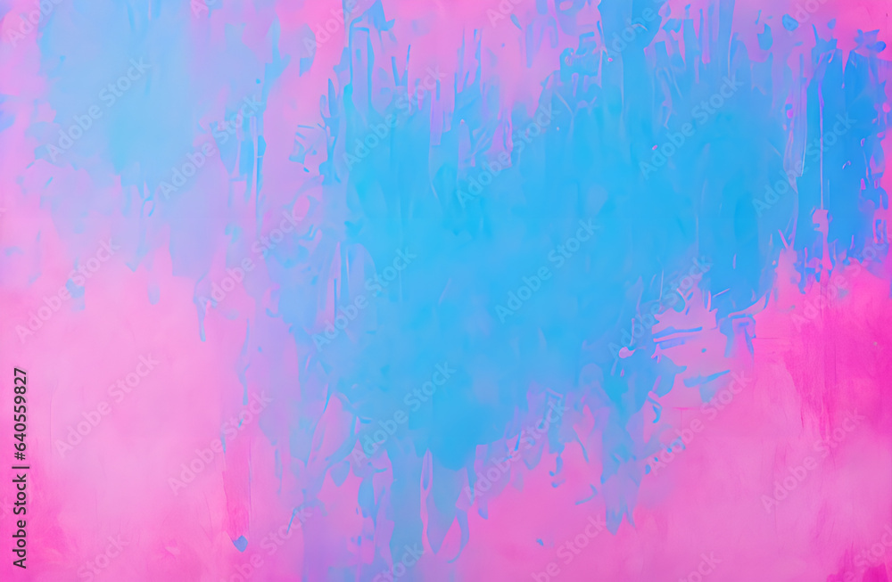 Oily abstract design in blue and purple, Generative AI