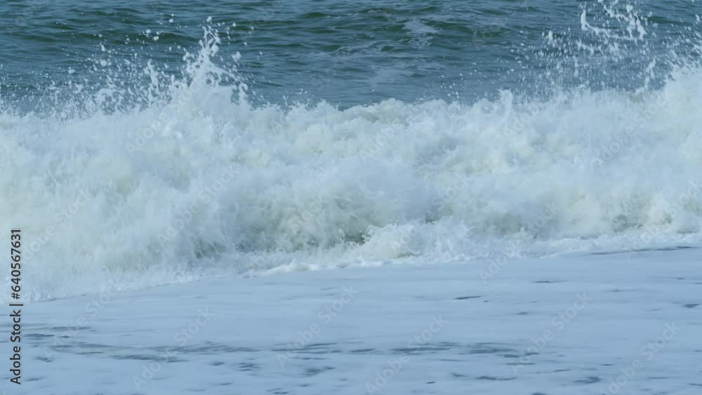 custom made wallpaper toronto digitalFabulous Sea Tide On A Stormy Day. Big Waves And Tide On Beach. Dark Sea Nature Background. Slow motion.