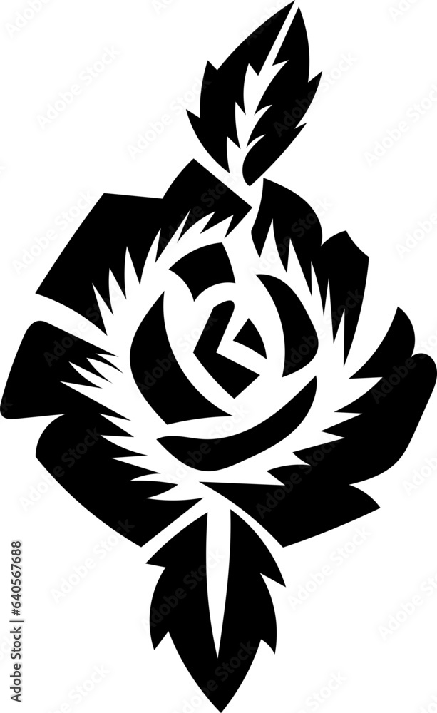 Obraz premium chinese flower illustration elements draw