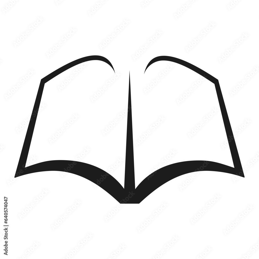 open book icon illustration open book icon illustration