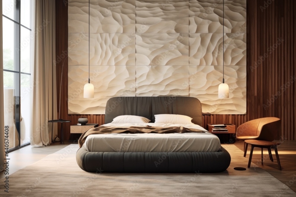 Fototapeta premium Digitally Generated Image of Luxurious Bedroom Interior..