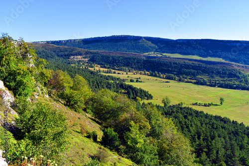 Landscape of the Natural Park of Valderejo in Álava.