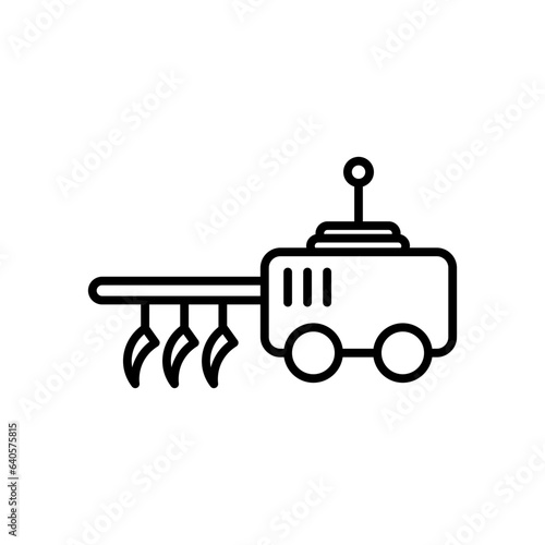 cultivator line icon