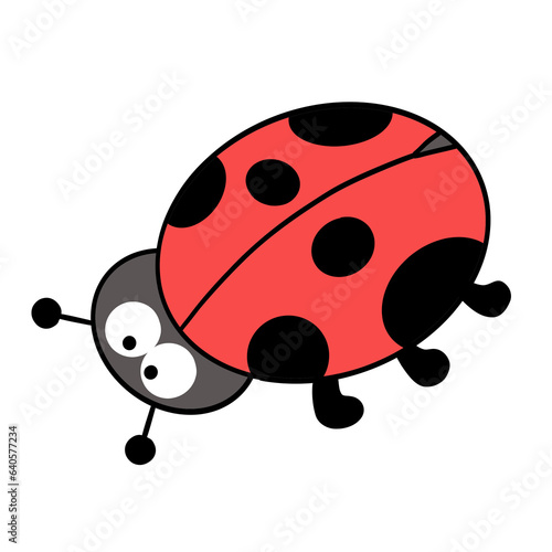 Cute ladybug cartoon
