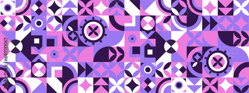 vector gradient mosaic YouTube channel art template
