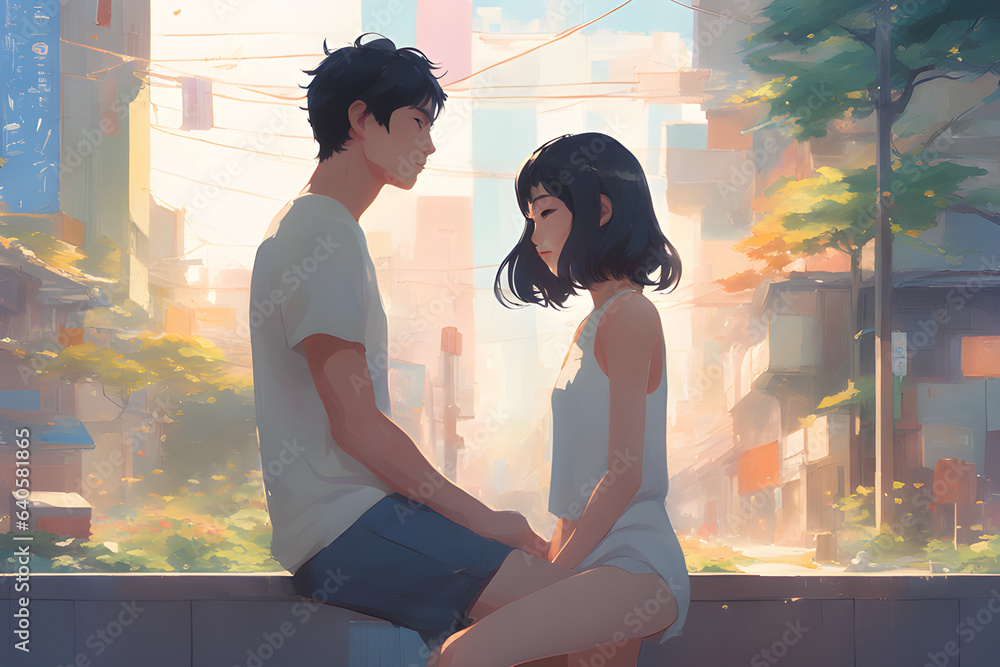 Pretty woman with freckles and anime heroine.
Generative AI Pretty woman with freckles and anime heroine.
Generative AI