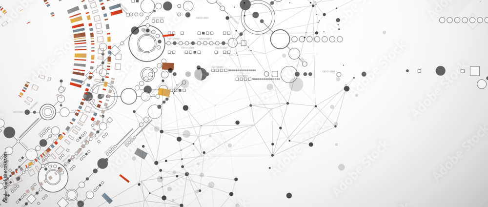 Abstract background on technological and scientific topics. Abstract background on technological and scientific topics.