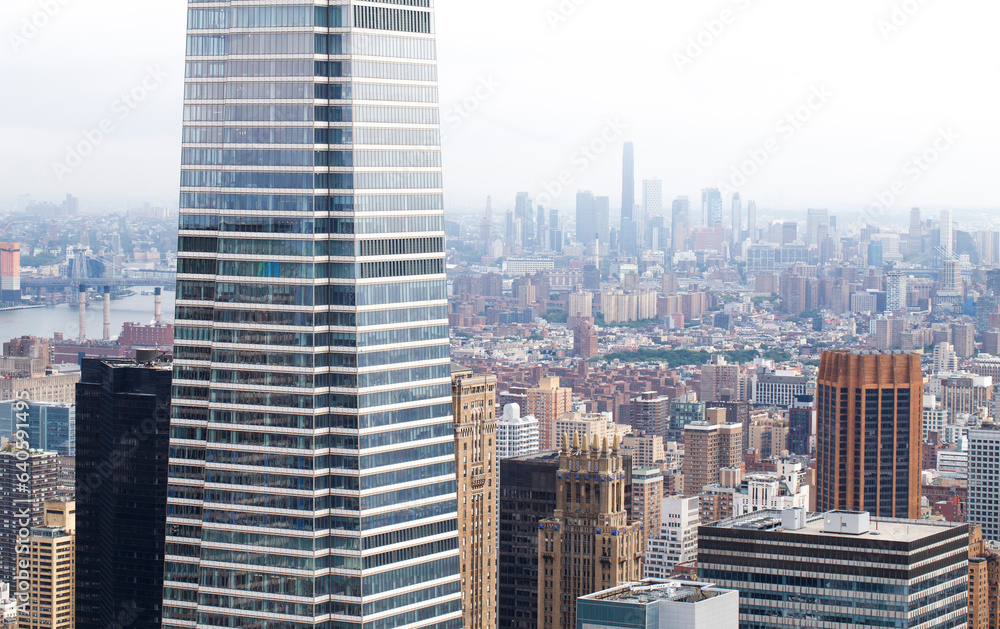 Obraz premium Skyline of Manhattan from Top of the Rock. New York, USA