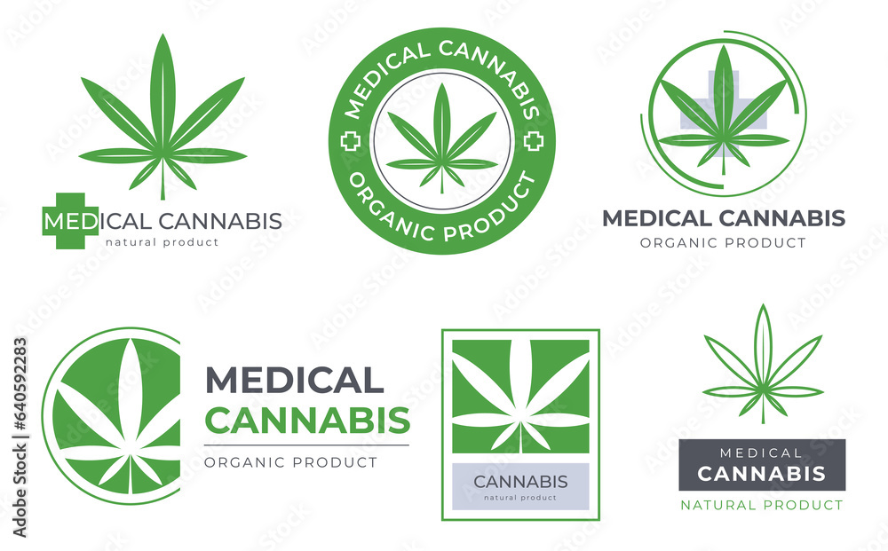 Medical cannabis icons. Medicinal drugs to relieve the symptoms of the disease. Vector illustration Medical cannabis icons. Medicinal drugs to relieve the symptoms of the disease. Vector illustration