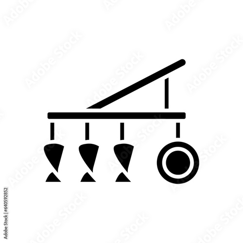 plow glyph icon