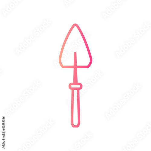 trowel gradient icon